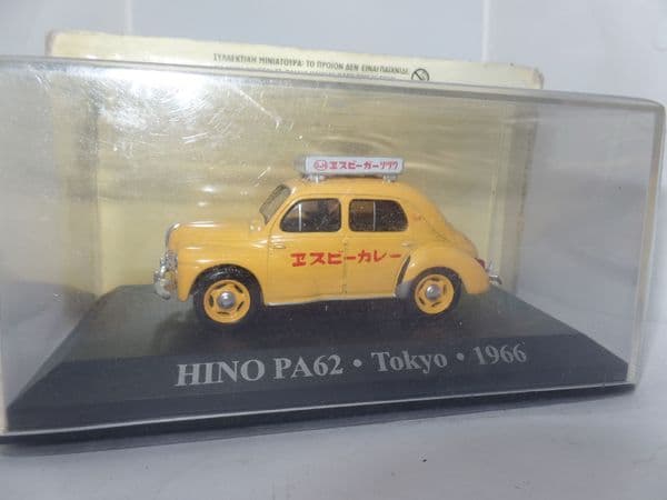 Altaya Ixo 1/43 Scale HINO PA62 TOKYO Japan 1966 TAXI Yellow