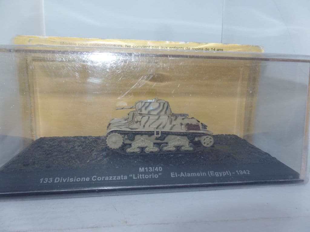 Deagostini M13/40 133 Divisione Corazzata Littorio EL Alamein Egypt 1942 Tank 