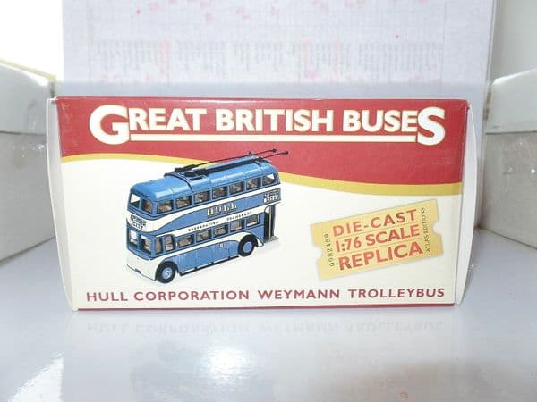 Atlas Corgi JB28 British Buses 1/76 OO Weymann Trolleybus Bus Hull Corporation NEW STOCK