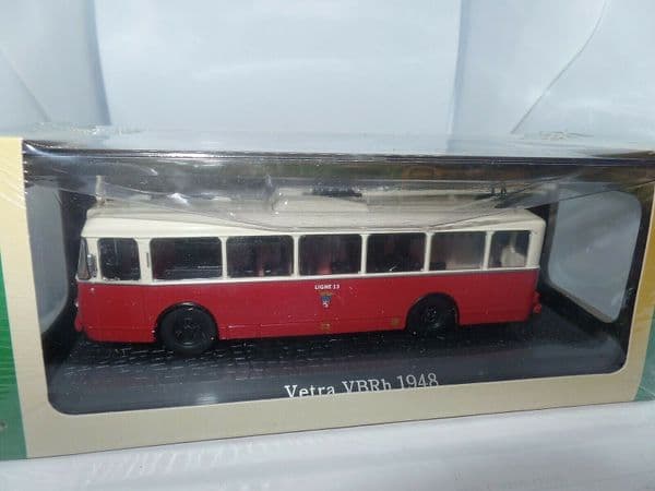 ATLAS DeAgostini JY41 1/72 Scale Bus Vetra VBRH Trolleybus 1948