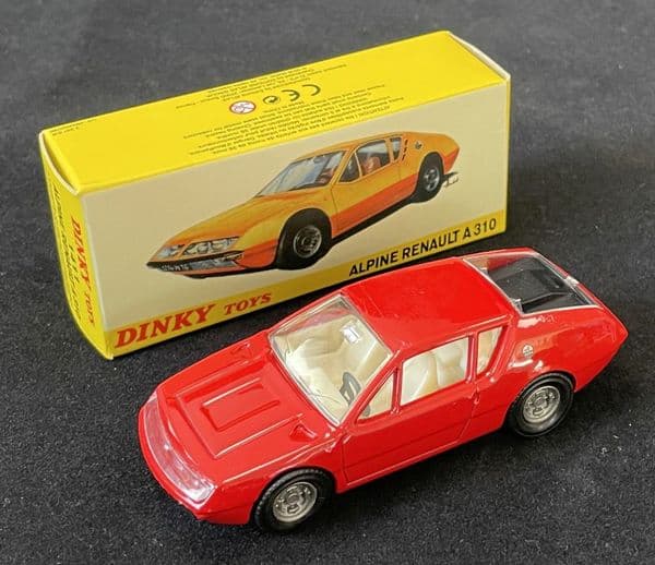 Atlas French Dinky 1411 Renault Alpine A310 - Red