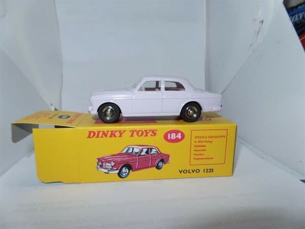 Atlas French Dinky 184 VOLVO 122S GREY PINK SALOON CAR