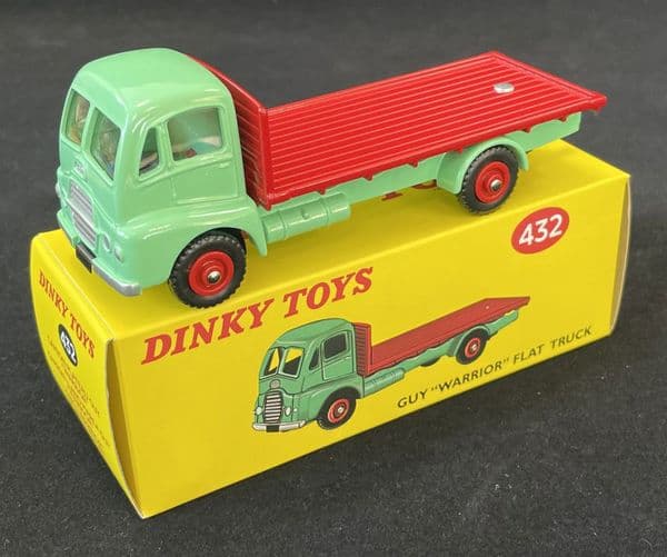 Atlas French Dinky 432 Guy Warrior Flat Truck Flatbed Green