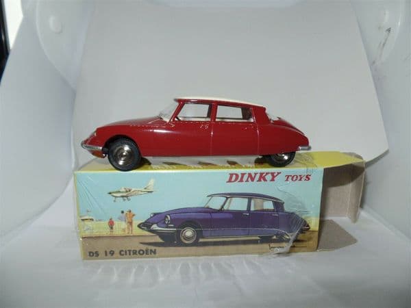 Atlas French Dinky 530 CITROEN DS19 DS 19 MAROON CREAM
