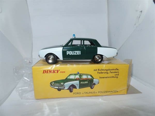 Atlas French Dinky 551 FORD TAUNUS GERMAN POLICE CAR
