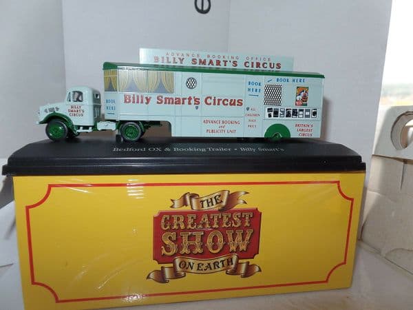 Atlas Fun Fair Circus  HU03 Bedford OX Truck Booking Trailer Billy Smart's Circus  