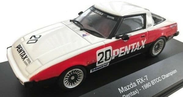 ATLAS HR11 1/43 SCALE Mazda RX 7 - BTCC Champion - 1980  20 Pentax - Win Percy