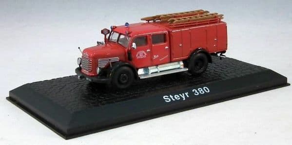 Atlas HY15 1/72 Scale Fire Engine Steyr 380 - Freiw Feuerwehr Bregenz Brigade
