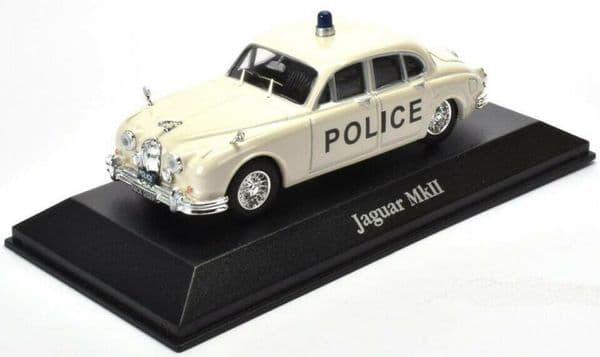 Atlas JA01 1/43 O Scale British Police Jaguar MkII Bedfordshire