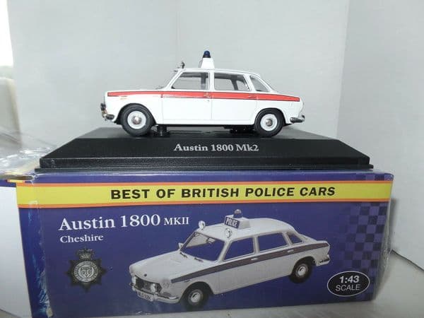 Atlas JA07 1/43 O Scale British Police Austin 1800 MkII Chesire Force