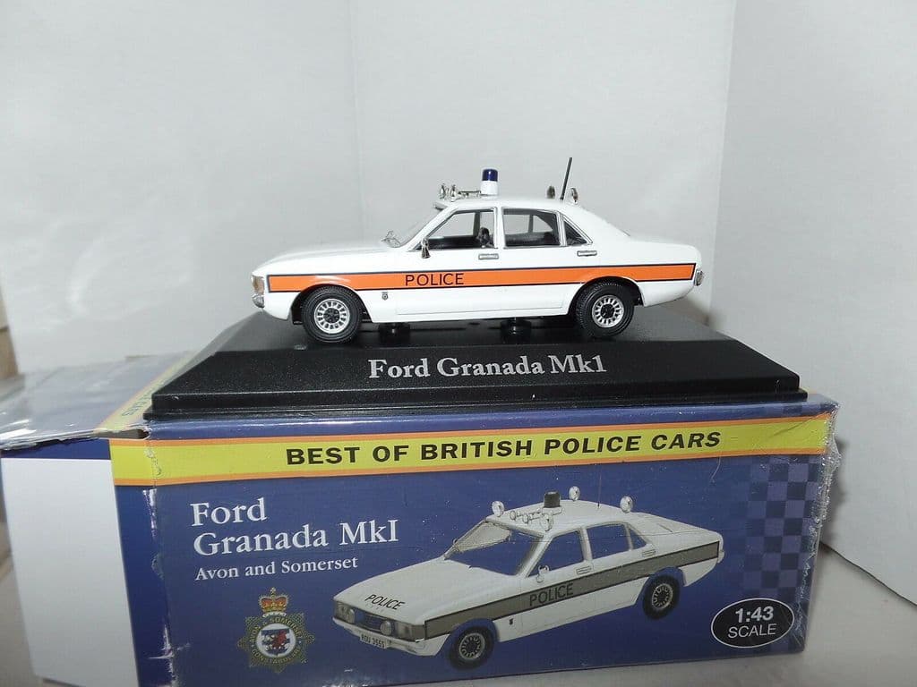 ATLAS BEST OF BRITISH POLICE CARS 1/43 FORD ESCORT MKI MK1 MEXICO SUSSEX POLICE 