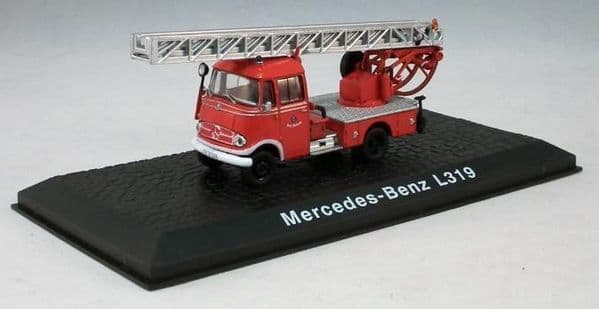 Atlas JW07 1/72 Scale Fire Engine Mercedes-Benz L319 Turntable Ladder Walsrode