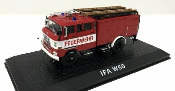 Atlas JW13 1/72 Scale Fire Engine Ifa W50 Feurwehr