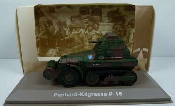 Atlas KP24 1/43 Scale French Army Panhard Kegresse P-16 Tank