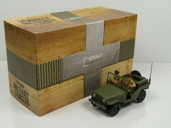 Atlas LL05 1/43 Scale Delahaye VLRD 28 French Military Jeep with Soldiers