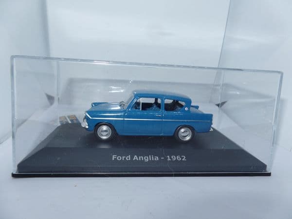 Atlas NA19 1/43 O Scale Ford Anglia Dark Blue 1962
