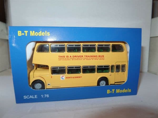 B T Models B115C Bristol Lodekka LD6G Bus Hants & Dorset NBC Trainer Yellow
