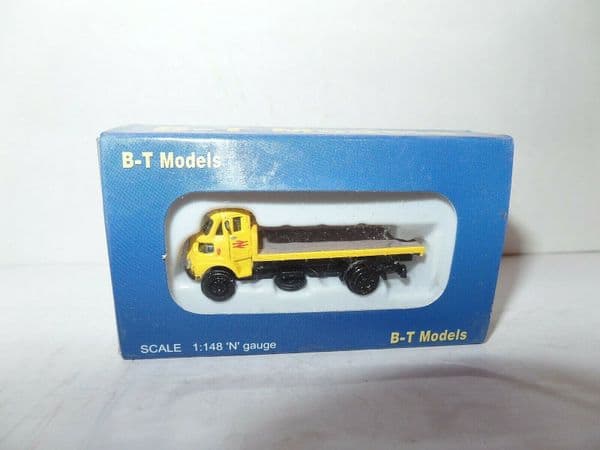 B T Models N012 1/148 N Gauge Leyland FG Flatbed British Rail Yellow 1974-1984