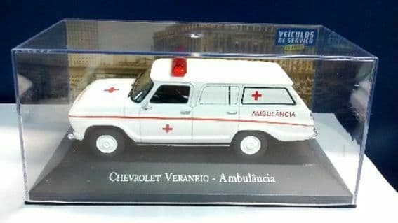 Brazilian Brazil KM02 1/43 SCALE Chevrolet Veraneio  Ambulancia Ambulance Bar