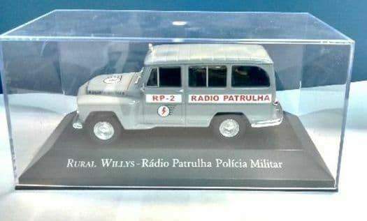 Brazilian Brazil KM06 1/43 SCALE Willys Jeep  Radio Patrulha Military Police