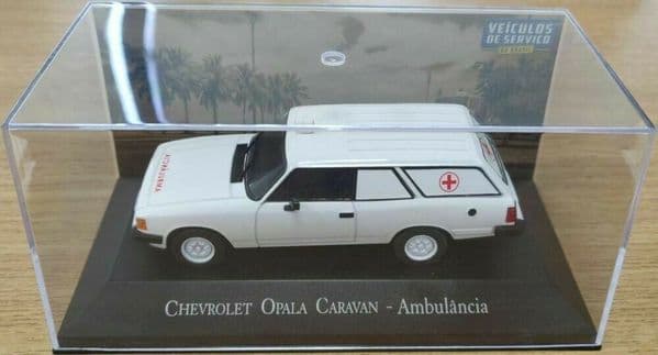 Brazilian Brazil KM99 1/43 SCALE Chevrolet Opala Caravan Ambulance Ambulancia