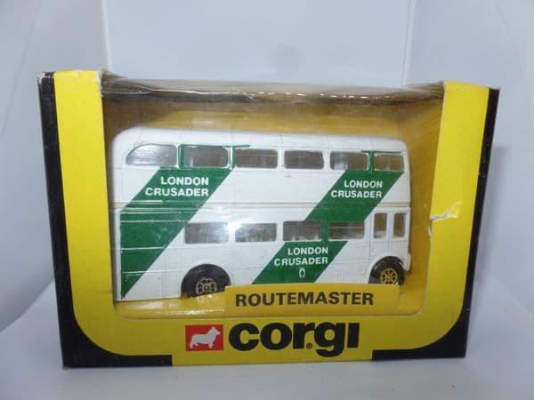 Corgi 469 1/64 London Crusader Routemaster Bus Sightseeing Worn Box