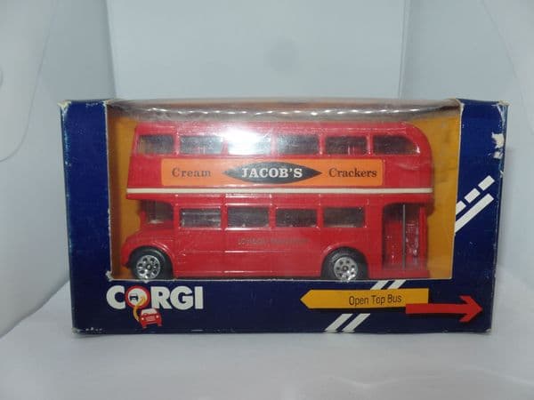 Corgi 469 1/64 London Transport Routemaster Bus  Jacobs Cream Crackers  48 St Pauls Good box