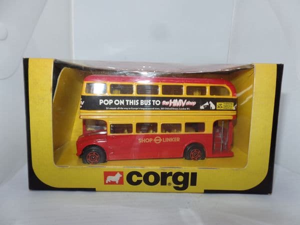 Corgi 469 1/64 London Transport Routemaster Bus  Shoplinker Shop Linker HMV MIMB