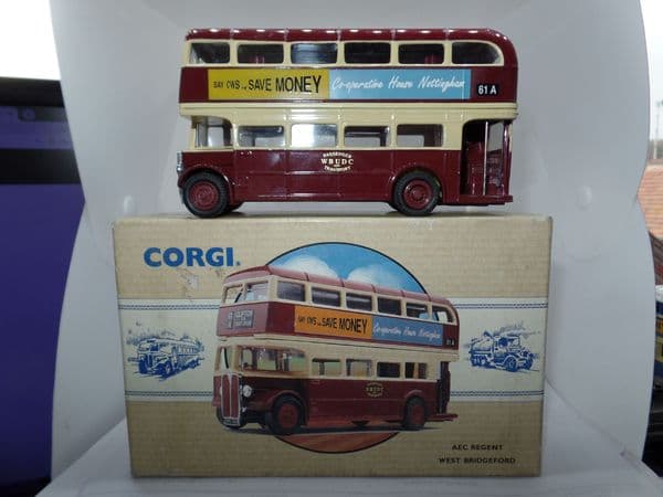 Corgi 97003 1/64 AEC Regent Bus West Bridgeford Clifton Trent Bridge  MIB