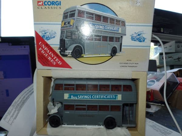 Corgi 97315 1/50 Scale Guy Arab Bus London Transport Wartime Grey 145 Ford Works