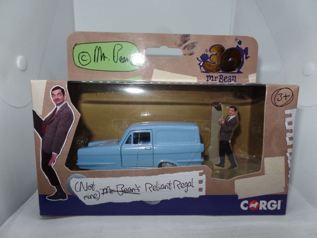 Corgi Mr Bean Reliant Regal Diecast Model 