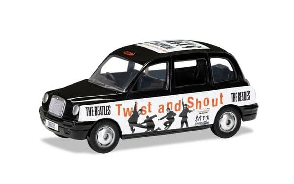 Corgi CC85927 London Austin TX4 Taxi Cab Taxicab The Beatles Twist & Shout 1/36