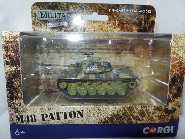 CORGI CS90630 Minature Military M48 Patton Tank German Army MIMB