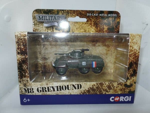 CORGI CS90640 Minature Military M8 Greyhound  Armoured Car 14th French Div