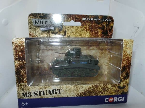 CORGI CS90641 Minature Military M3 Stuart Tank US Army