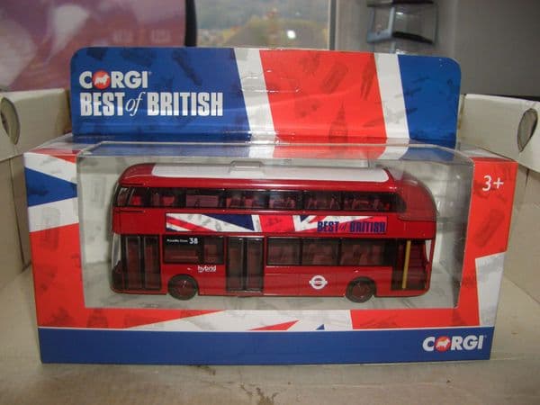 Corgi GS89201 NBFL First New Boris Bus for London Transport Route 38 Picadilly