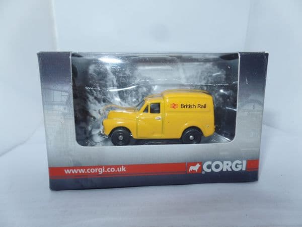 Corgi Trackside DG211 Morris Minor 1000 Van British Rail Railways Yellow