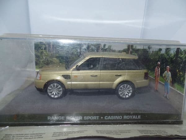 DY000 JAMES BOND CARS COLLECTION 1/43 O Scale Range Rover Sport Casino Royale