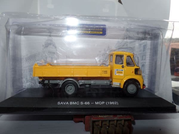 IXO MW04 1/43 Scale Sava BMC S-66 Leyland FG 1962 Van MOP Yellow