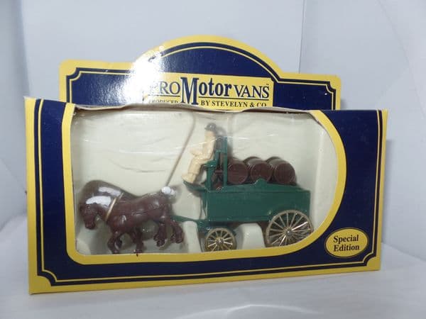 LLEDO DAYS GONE  PROMOTIONAL DG031 Horse Drawn Brewers Dray Green for your Code 3