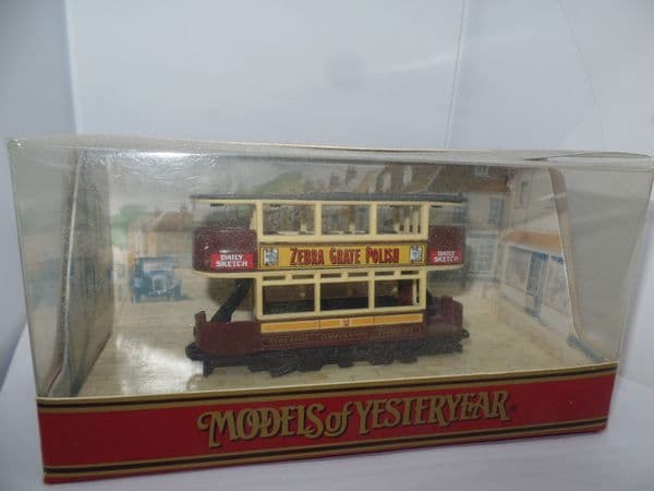 Matchbox Yesteryear  Y15 D 1920  Preston Tram Newcastle Corporation MIB