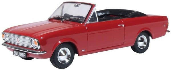 Oxford 43CCC003 CCC003 1/43 Ford Cortina MkII Crayford Convertible Dragoon Red