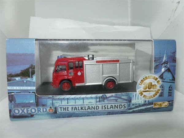 Oxford 76Fire005 Fire005 1/76 Bedford TK Fire Engine Stanley Faukland Islands 30