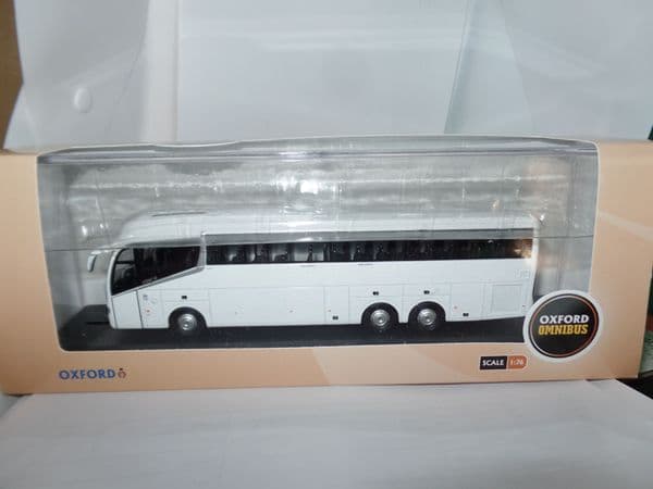 Oxford 76IR6009 IR6009 1/76 OO Scale  Scania Irizar i6 Coach Dealer White for your Code 3 Models