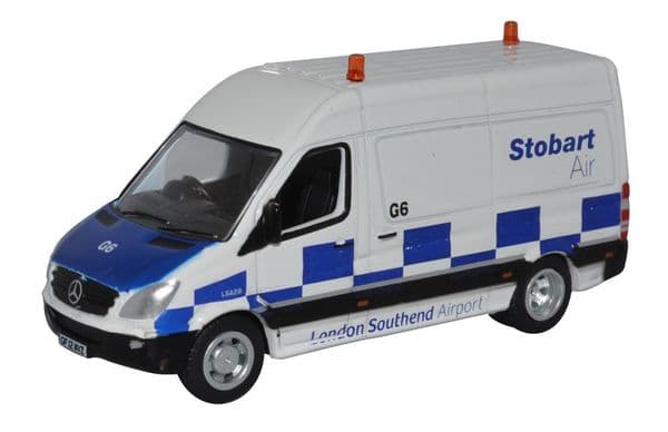 Oxford 76MSV001 MSV001 1/76 OO Scale Mercedes Sprinter Van Stobart Air Southend Airport