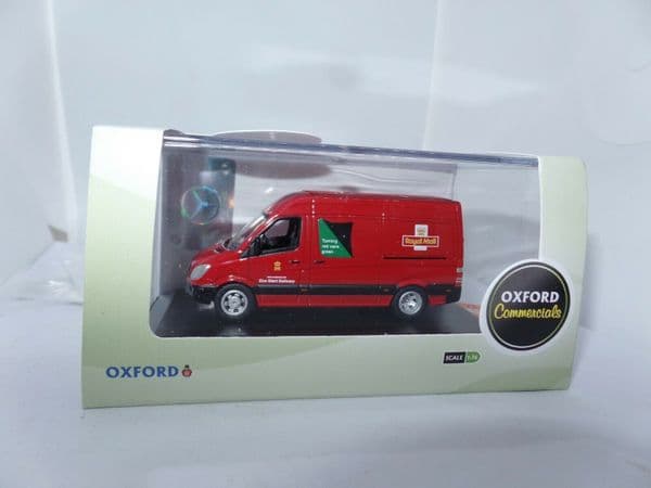 Oxford 76MSV003 MSV003 1/76 OO Scale Mercedes Sprinter Van Royal Mail Red