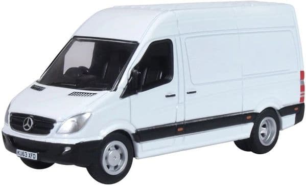Oxford 76MSV004 MSV004 1/76 OO Scale Mercedes Sprinter Van Dealer White for Your Code 3
