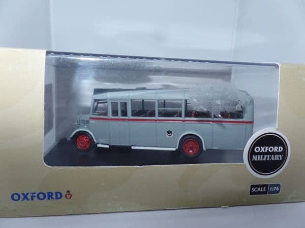 Oxford 76OWB003 OWB003 1/76 OO Bedford OWB Bus Coach Portsmouth Corporation Grey MIB