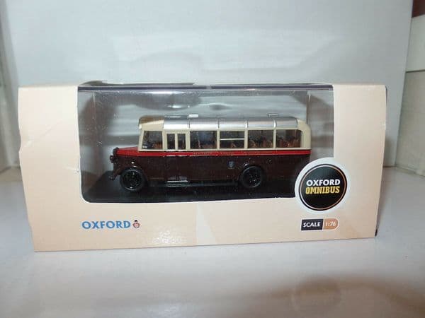 Oxford 76OWB005 OWB005 1/76 OO Scale Bedford OWB Bus Coach Merthyr Tydfil