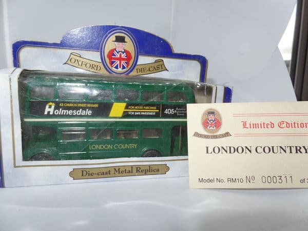 Oxford 76RM010 RM10 1/76 OO Scale London Routemaster Bus London Country 405 Croydon